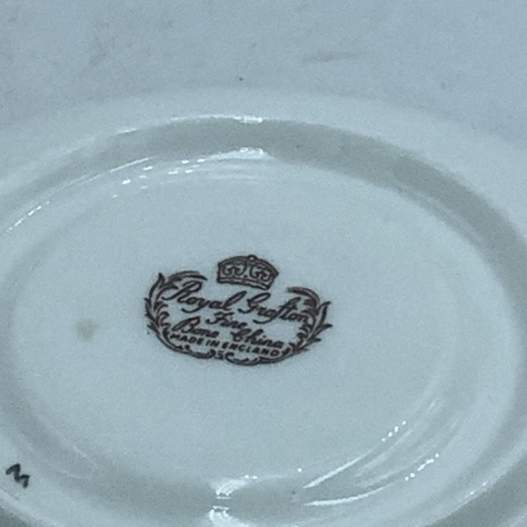 Royal Grafton England Strawberry Pale Pink Bone China Teacup and Saucer - Picture 9 of 10